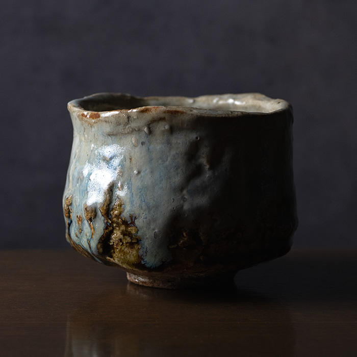 花入 | 大和織部刳貫花器（TK-093) 作家「金本卓也」