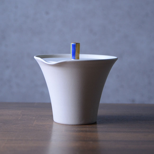 色絵金彩急須　作家「森野知子」