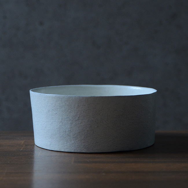 粉引筒鉢 ver.2 作家「横山拓也」