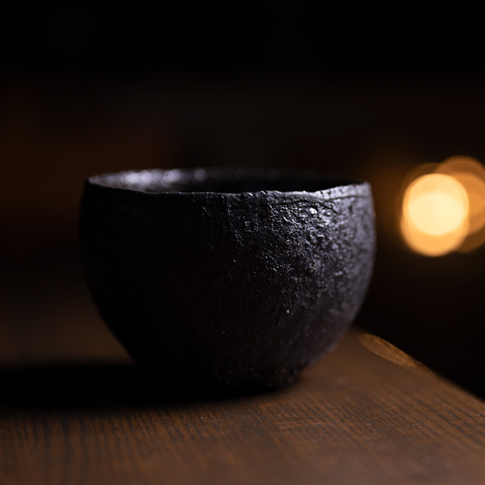 黒丸碗-11.5cm-(TY-223)　作家「横山拓也」