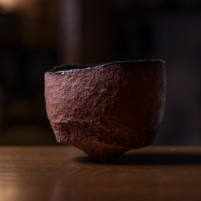 赤/黒茶碗 作家「横山拓也」