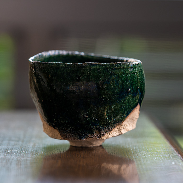 抹茶茶碗　作家　横山拓也
