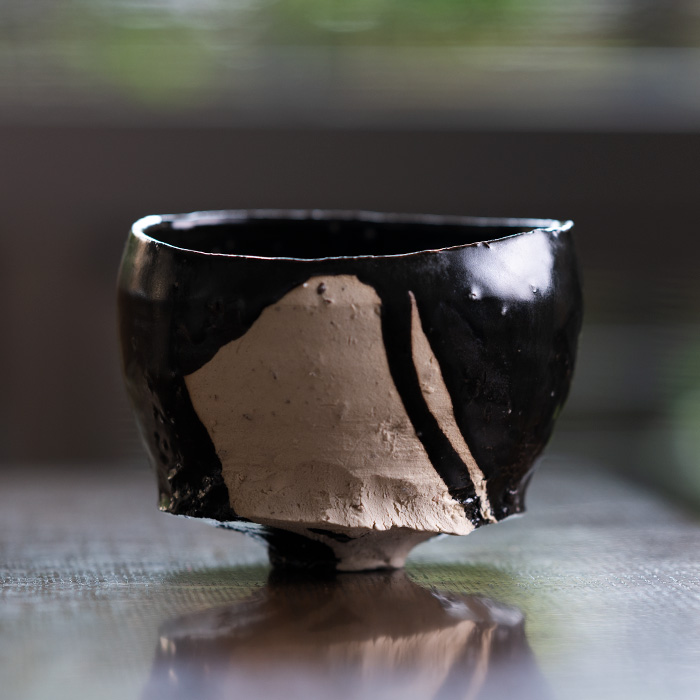 抹茶茶碗　作家　横山拓也