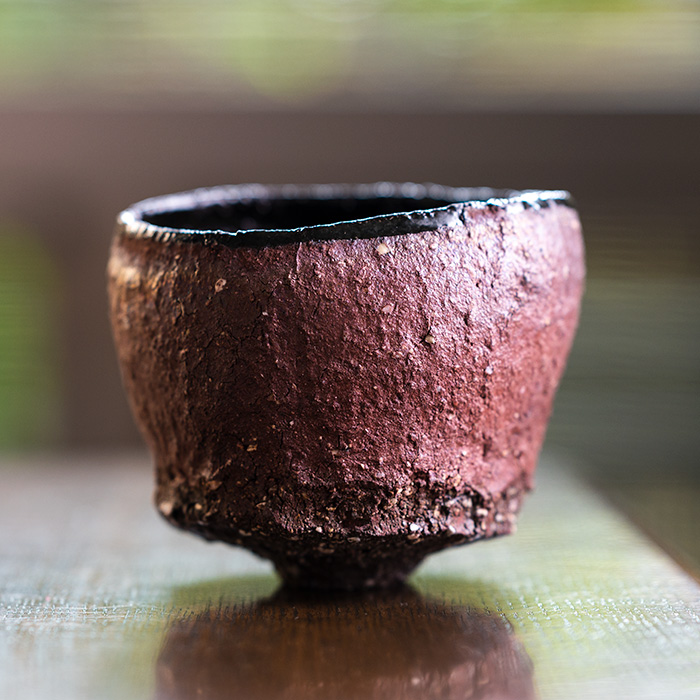 抹茶茶碗　作家　横山拓也