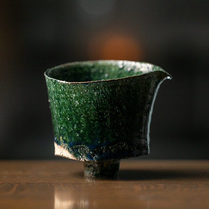 抹茶碗　片口　横山拓也