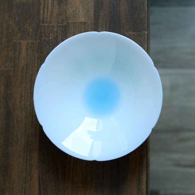 青白磁鉢5.5寸（YN-013） 作家「永草陽平」
