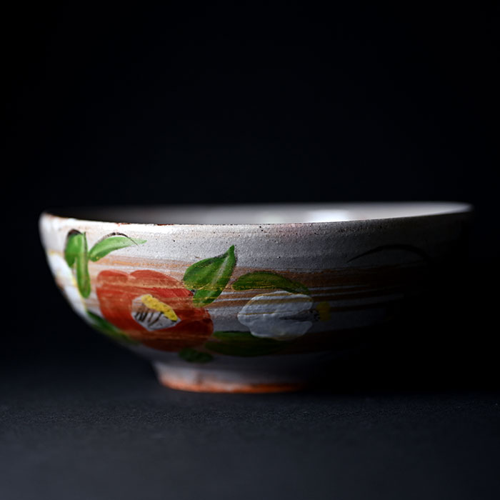 【共箱付】色絵金泥鉢（YS-1636）　 作家「瀬津義雄」