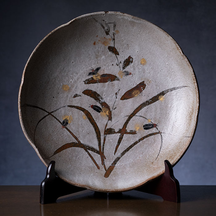 送料無料　美品　唐津焼 宸山窯 鶴 壺 花器 木箱　共箱 Yahoo!オークション -花器、壷(唐津)の落札相場・落札価格