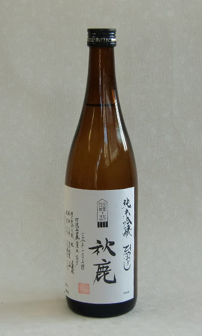 秋鹿　純米吟醸　ひやおろし　阿波山田錦720