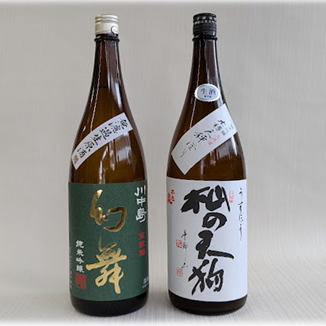 幻舞　金紋錦　純米吟醸生原酒＆杣の天狗　飲み比べセット1800mlx2