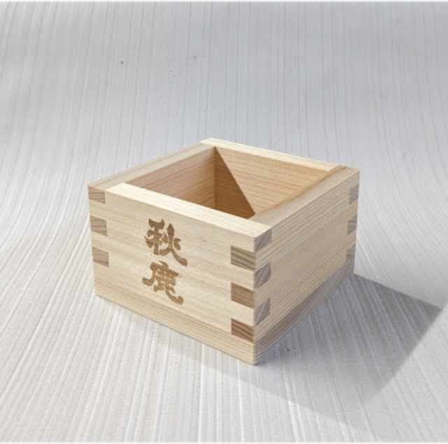 秋鹿 1合枡 長野県産 檜の綺麗な香り 180ml