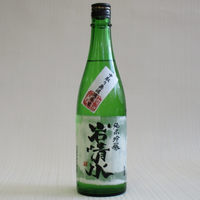 岩清水　白ラベル　中取り　純米吟醸生　720ｍｌ