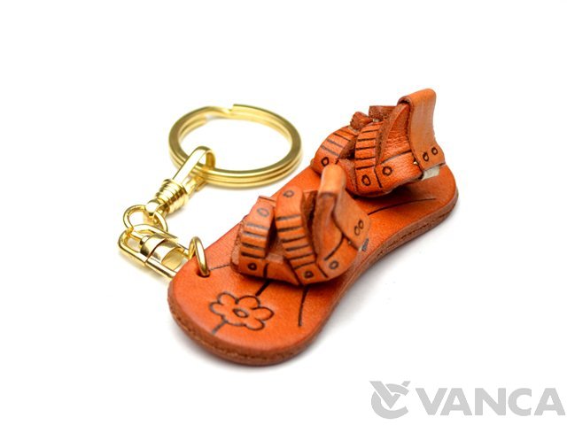 VANCA　本革レザーキーホルダー スノーボード