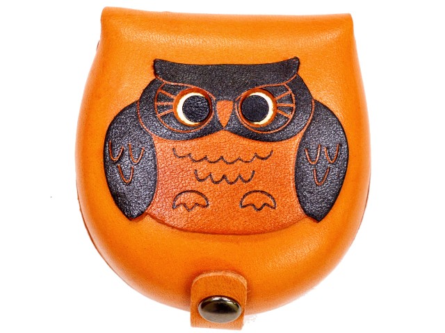 コインケース　ふくろう