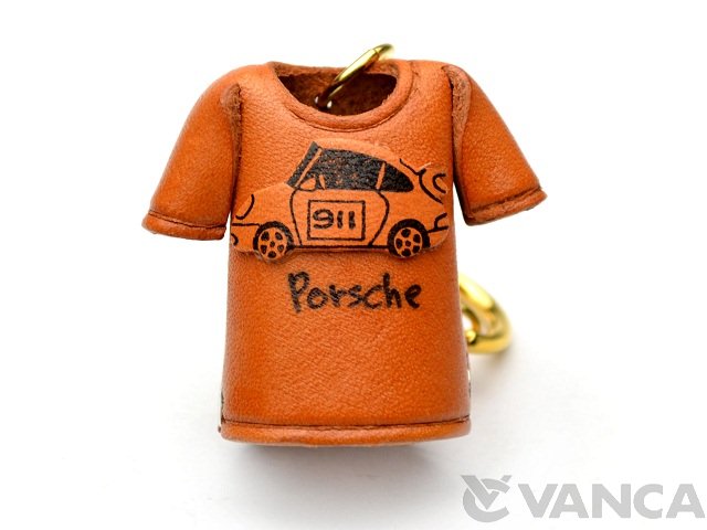 VANCA　本革レザーTシャツキーホルダー　ポルシェ