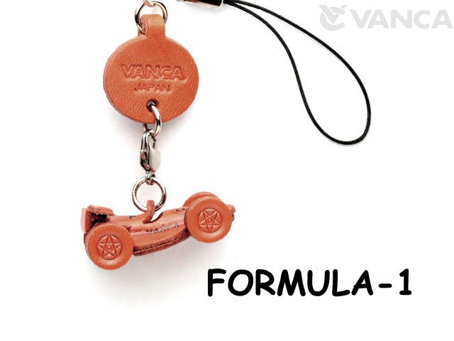 VANCA本革レザーグッズ携帯ストラップ　F-1
