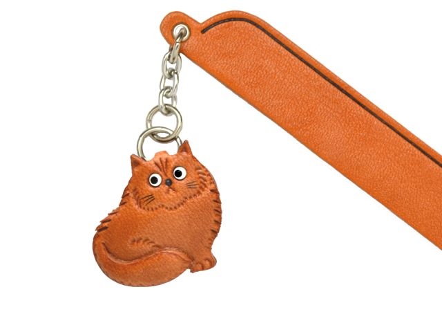 ペルシャ　VANCA　本革チャームブックマーカー