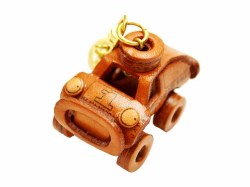 VANCA　本革レザーキーホルダー 四駆