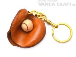 VANCA　本革レザーキーホルダー キャッチャーミット