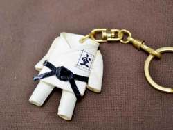 VANCA　本革レザーキーホルダー空手着