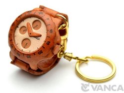 VANCA　本革レザーキーホルダー 腕時計