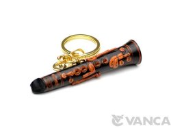 VANCA　本革レザーキーホルダー クラリネット