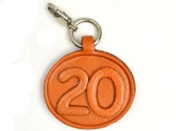 VANCA 本革レザー 誕生日プレート　２０日