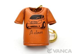 VANCA　本革レザーTシャツキーホルダー　ベンツ