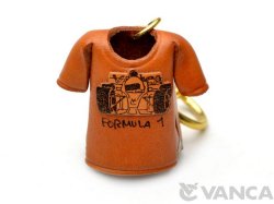 VANCA　本革レザーTシャツキーホルダー　F-1