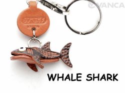VANCA本革レザー魚キーホルダー　ｼﾞﾝﾍﾞｲｻﾞﾒ