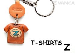 VANCA本革レザーTシャツ青キーホルダー　Z