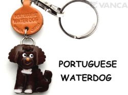 VANCA本革レザー犬キーホルダー　ﾎﾟﾙﾄｶﾞﾙｳｫｰﾀｰﾄﾞｯｸﾞ