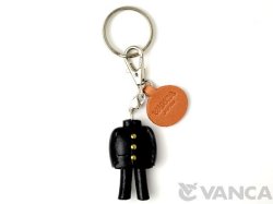 VANCA  本革キーホルダー　ドコデモ制服　男子学生服