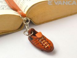 サッカーシューズ　VANCA　本革チャームブックマーカー