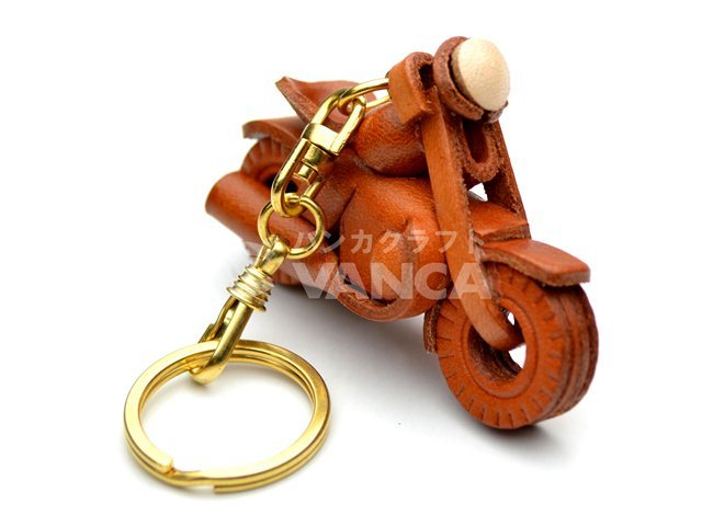 アメリカンバイク キーホルダー 革/レザー 日本製【VANCA/バンカ