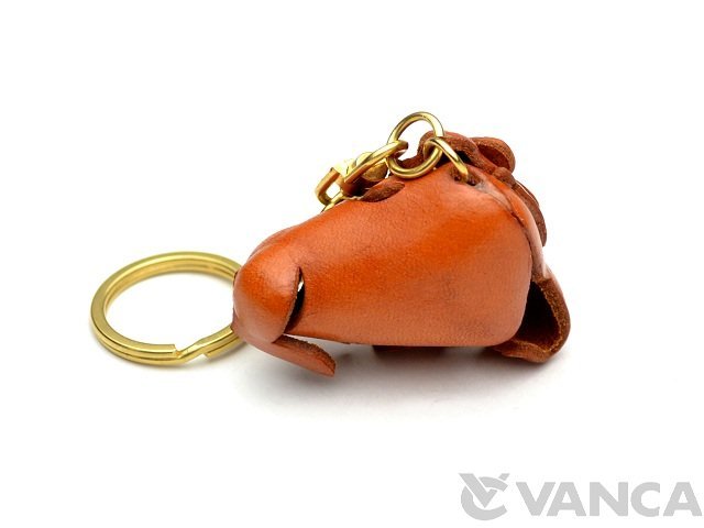 ゴリラ キーホルダー 革 レザー 日本製 Vanca バンカクラフト革物語