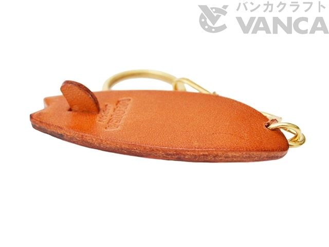 サーフボード キーホルダー 革 レザー 日本製 Vanca バンカクラフト革物語