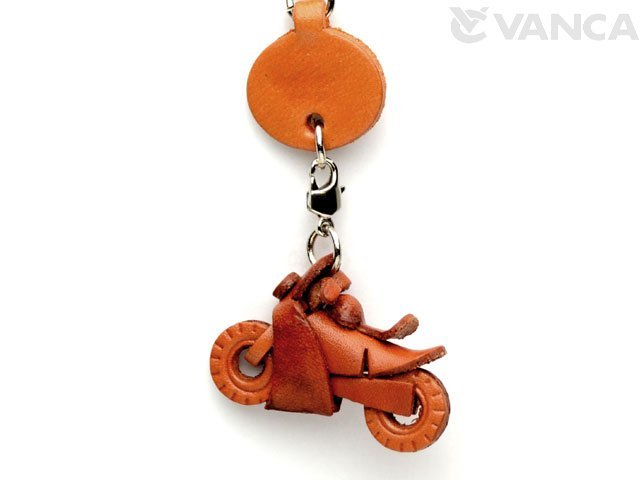 バイク 携帯ストラップ 名入れ無料 バンカクラフト レザー本革 革製品のvanca