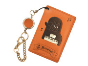 トラネコ 本革製メガネスタンド【送料無料】-ユニークな革製品 VANCA