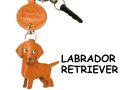 VANCA本革レザー犬キーホルダー　ラブラドールレトリーバー