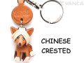 VANCA本革レザー犬キーホルダー　ﾁｬｲﾆｰｽﾞｸﾚｽﾃｯﾄﾞﾄﾞｯｸﾞ