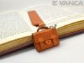 カバン　VANCA　本革チャームブックマーカー