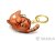 VANCA　本革レザーキーホルダー　ねこ