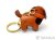 VANCA　本革レザーキーホルダー　丸犬