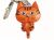 ねこ 革雑貨 バッグチャーム キーホルダー VANCA バンカクラフト