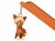 チャイニーズクレステット　VANCA　本革チャームブックマーカー