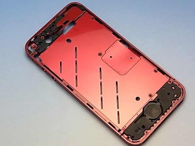 ★宅配便　送料込★　iPhone 4S 専用　サイド枠　フレーム　レッド　メタリックフレーム！