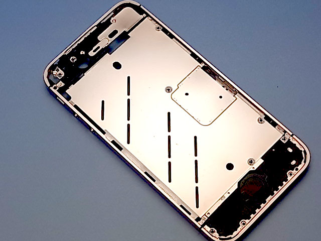 ★宅配便　送料込★　iPhone 4S 専用　サイド枠　フレーム　ピンクゴールド　メタリックフレーム！