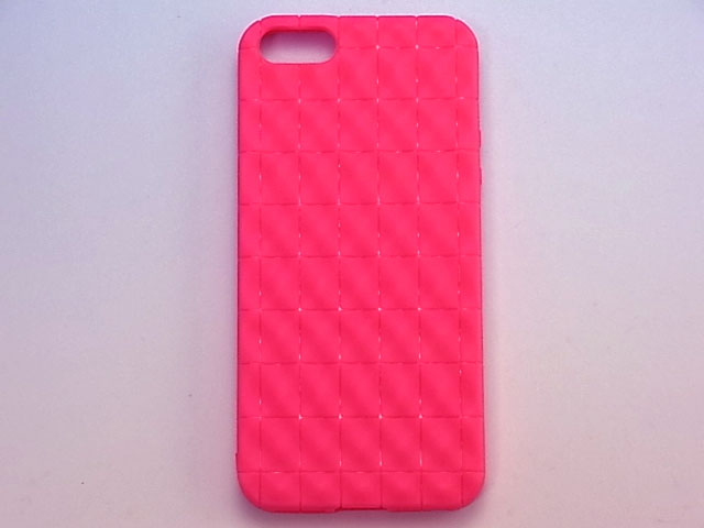 ★送料無料★　【iPhone 5 対応】　ソフトケース　TPUケース　iPhoneケース　ピンク！