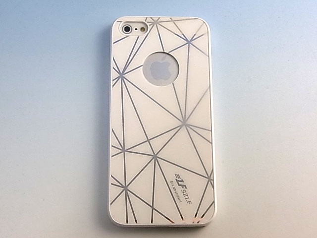 ★送料無料★　【iPhone 5 対応】　ファッション　ハードケース　iPhoneケース！ホワイト